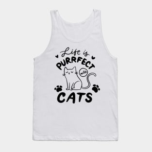 purrfect cats Tank Top